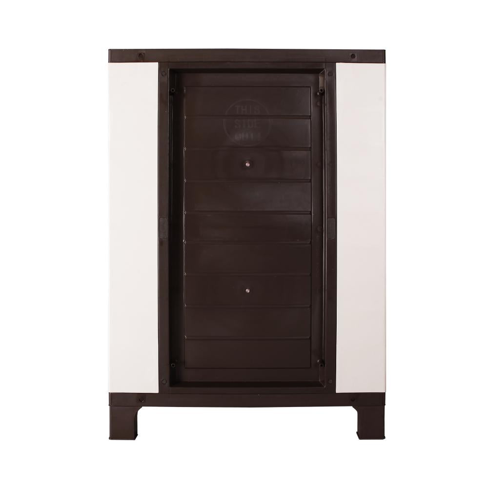 Livsip Garden Shed Outdoor Storage Cabinet with Adjustable Shelf and Lockable Door Beige-Outdoor Storage Cabinet-PEROZ Accessories