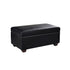Artiss Faux PU Leather Storage Ottoman - Black-Furniture > Bedroom - Peroz Australia - Image - 1