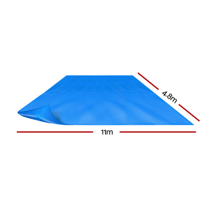 Aquabuddy Pool Cover 500 Micron 11x4.8m Swimming Pool Solar Blanket Blue-Pool Covers-PEROZ Accessories