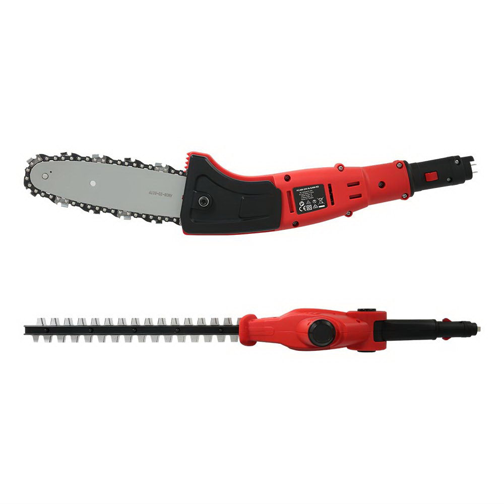 Giantz Cordless Pole Chainsaw Hedge Trimmer Saw 20V Electric Lithium Battery-Tools > Industrial Tools-PEROZ Accessories