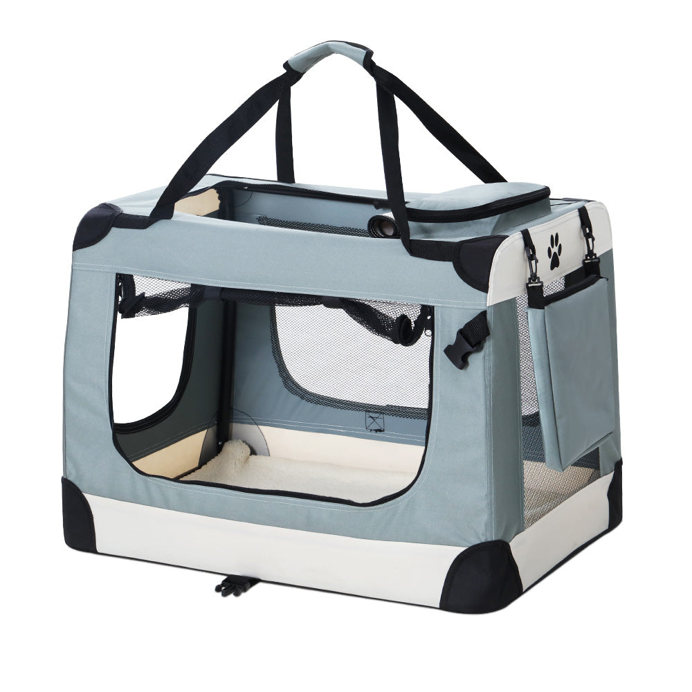 i.Pet Pet Carrier Soft Crate Dog Cat Travel Portable Cage Kennel Foldable 2XL-Pet Care > Dog Supplies-PEROZ Accessories