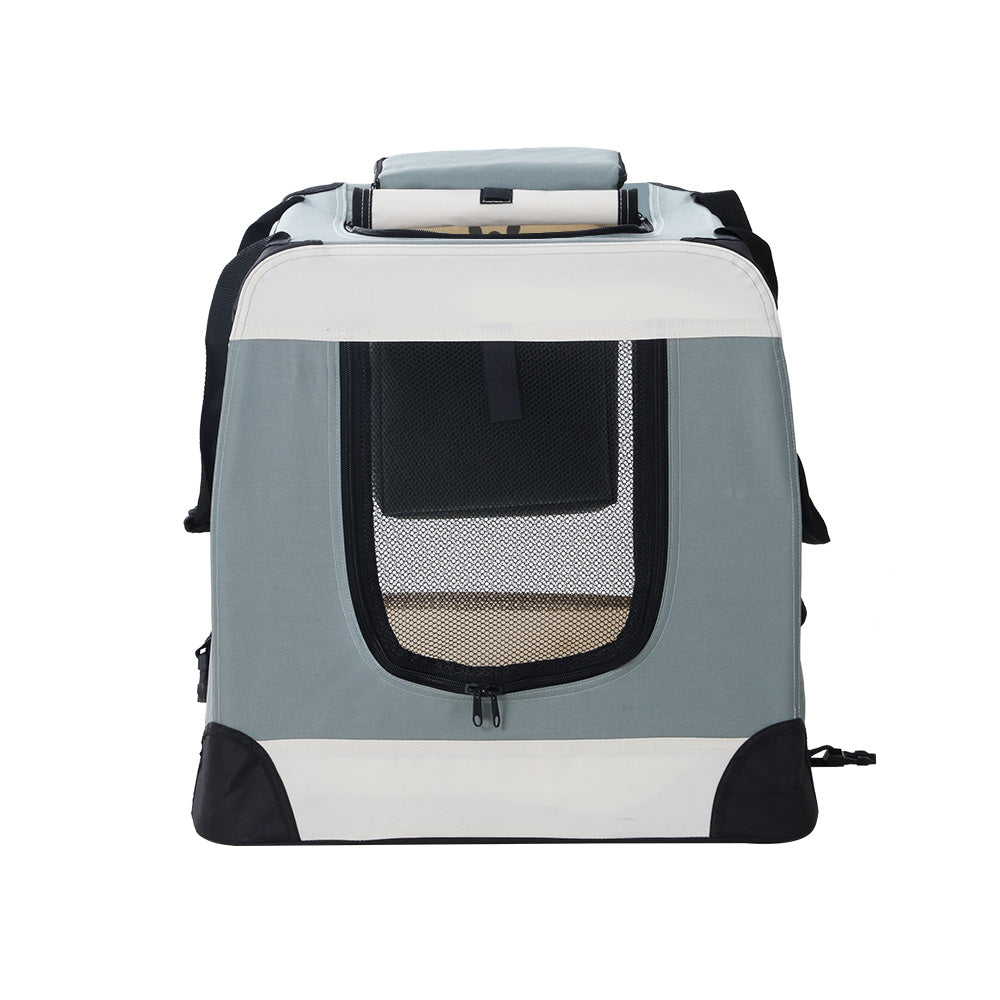 i.Pet Pet Carrier Large Soft Crate Dog Cat Travel Portable Cage Kennel Foldable-Pet Care > Dog Supplies-PEROZ Accessories