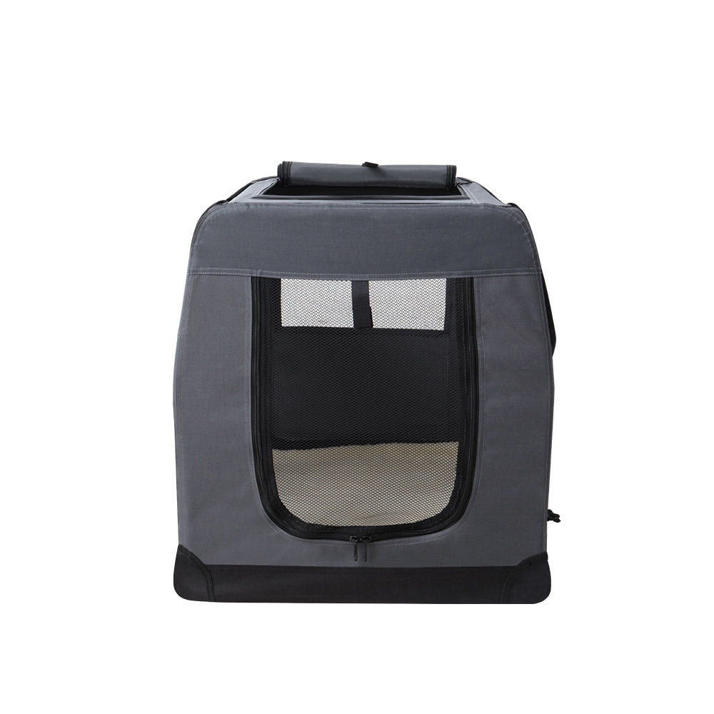 i.Pet Pet Carrier Soft Crate Dog Cat Travel Portable Cage Kennel Foldable Car M-Pet Care > Dog Supplies-PEROZ Accessories