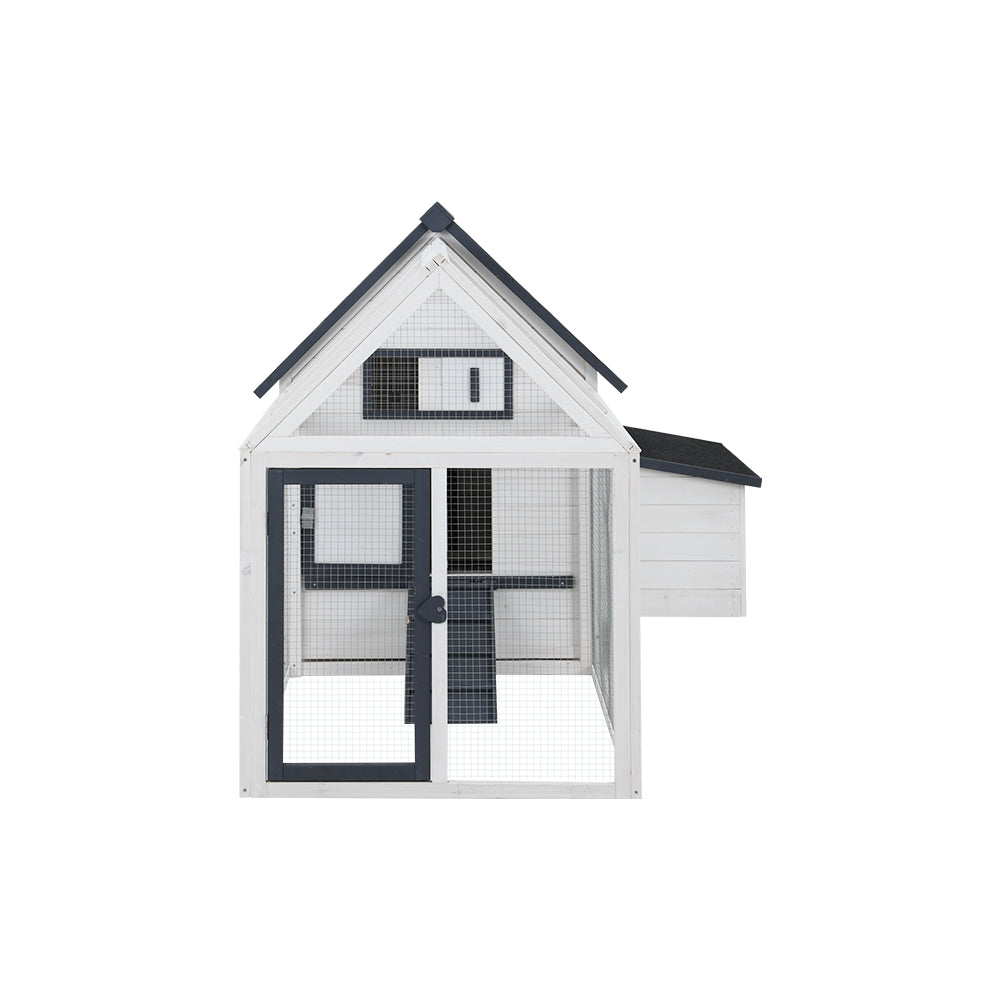 i.Pet Chicken Coop Rabbit Hutch Large House Run Cage XL Pet Hutch Bunny Wooden-Pet Care > Coops & Hutches-PEROZ Accessories