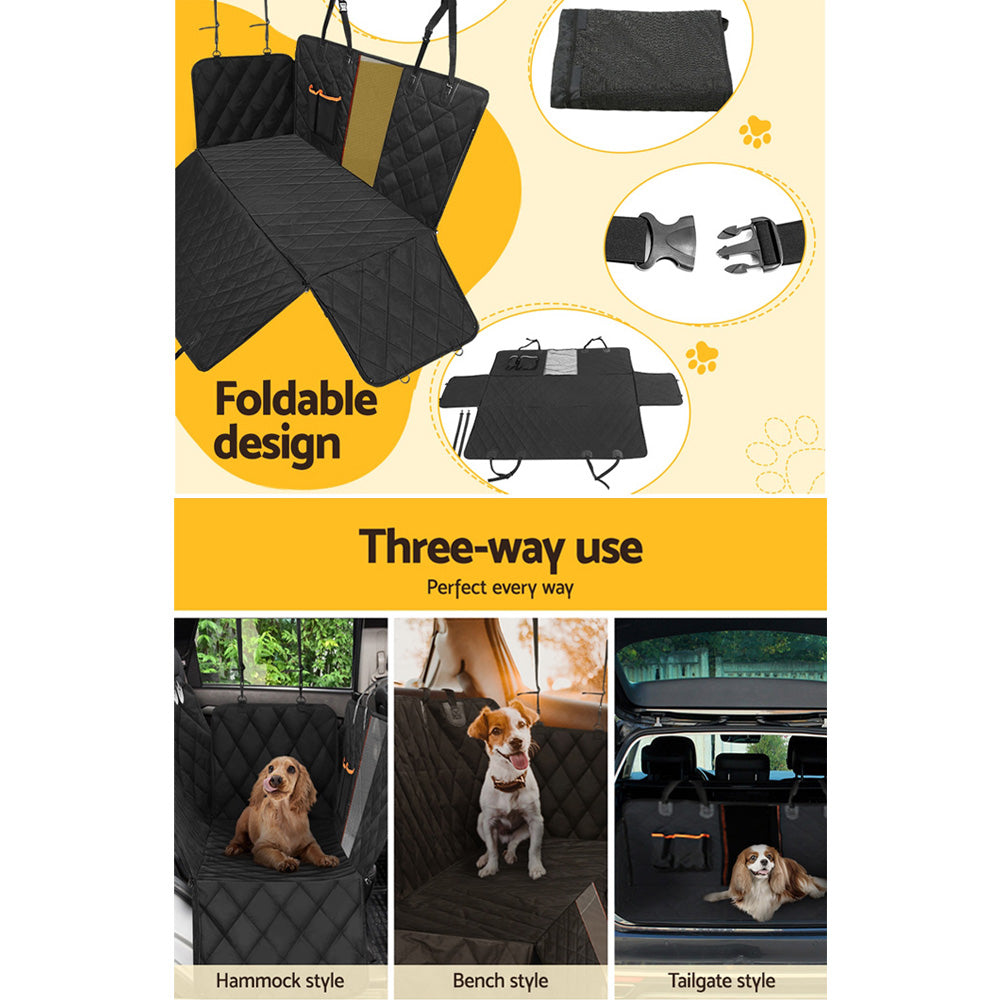 i.Pet Pet Car Seat Cover Dog Protector Hammock Back Waterproof Belt Non Slip Mat-Pet Care > Dog Supplies-PEROZ Accessories