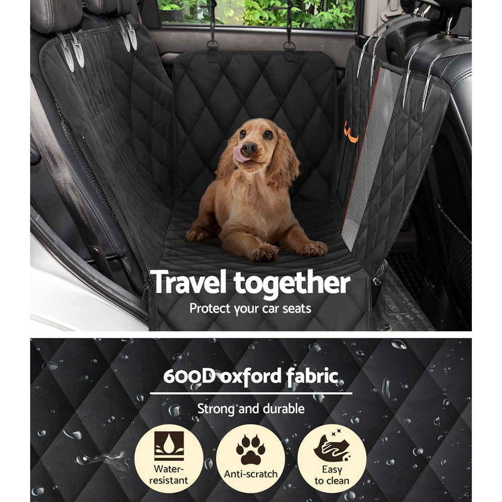 i.Pet Pet Car Seat Cover Dog Hammock Protector Back Waterproof Belt Non Slip Mat-Pet Care > Dog Supplies-PEROZ Accessories