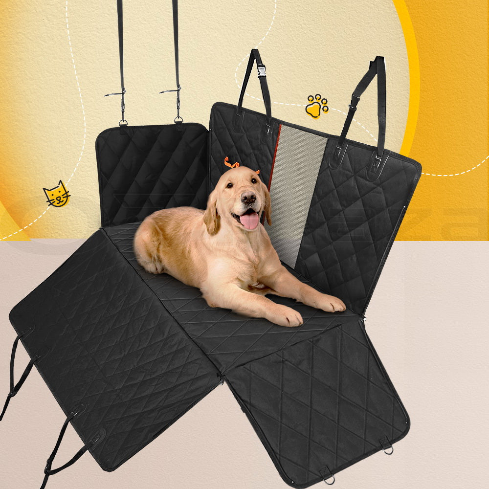 i.Pet Pet Car Seat Cover Dog Hammock Protector Back Waterproof Belt Non Slip Mat-Pet Care > Dog Supplies-PEROZ Accessories