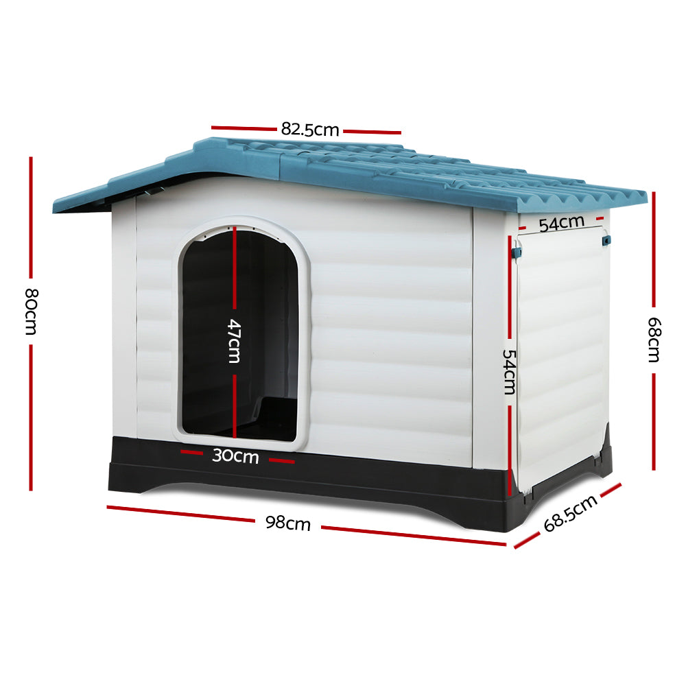 i.Pet Dog Kennel Kennels Outdoor Plastic Pet House Puppy Extra Large XL Outside-Pet Care > Dog Supplies-PEROZ Accessories