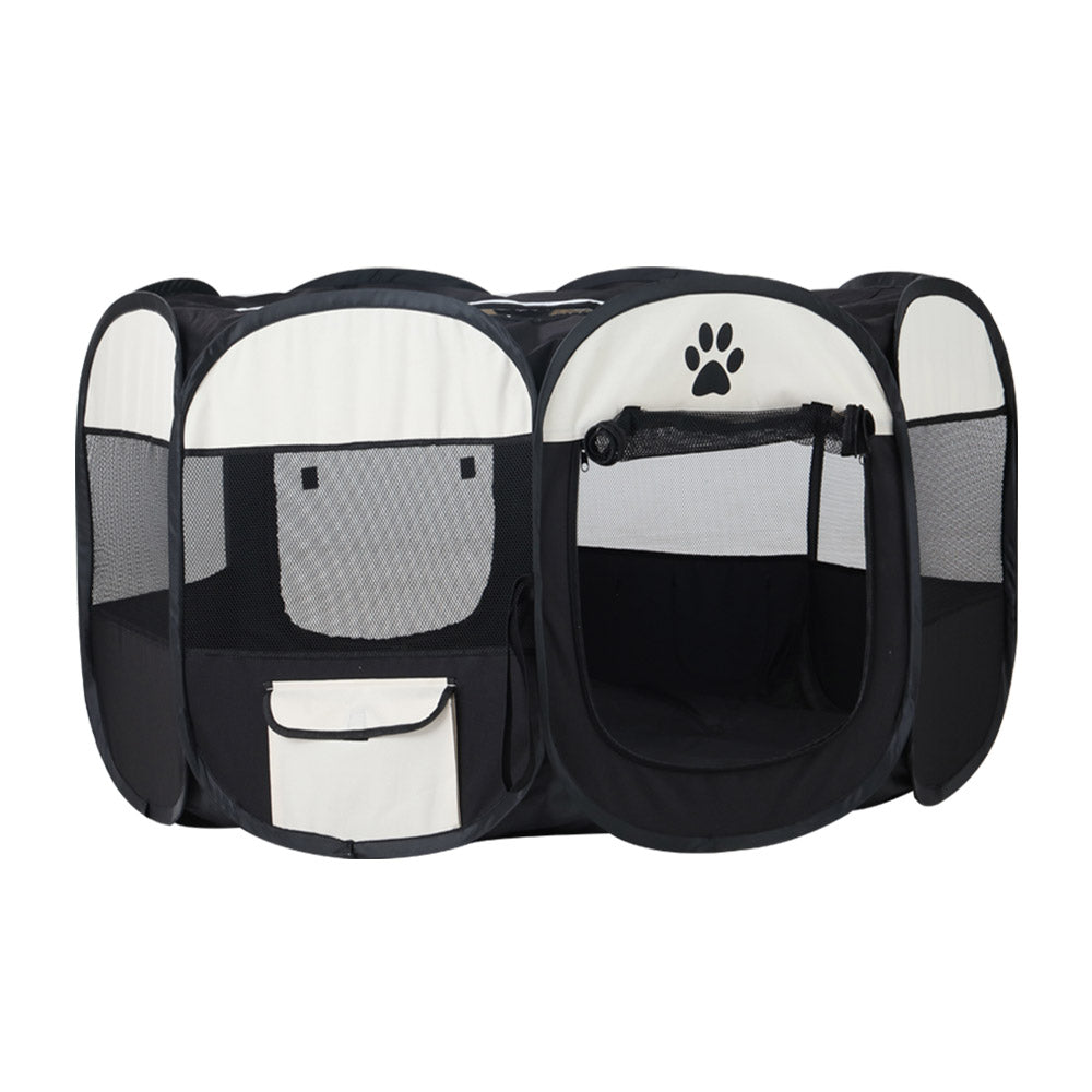 i.Pet Dog Playpen Pet Playpen Enclosure Crate 8 Panel Play Pen Tent Bag Fence Puppy XL-Pet Care > Dog Supplies-PEROZ Accessories