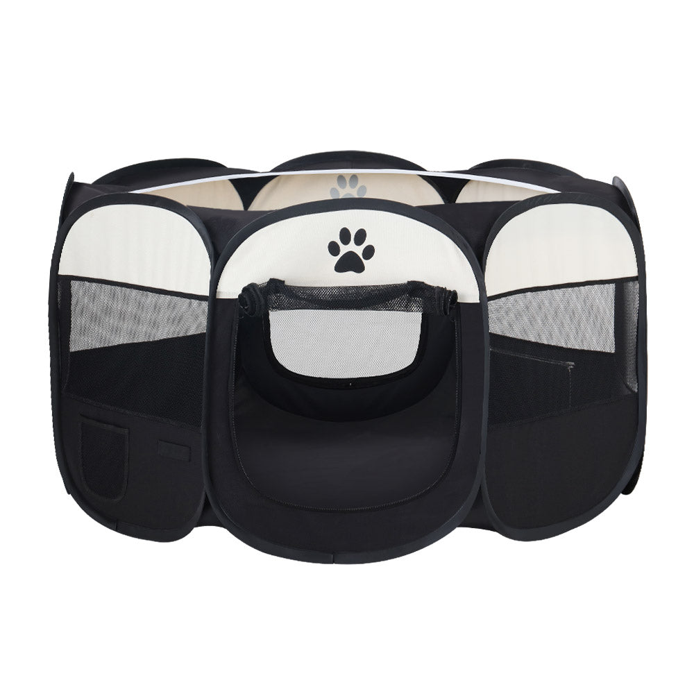 i.Pet Dog Playpen Pet Playpen Enclosure Crate 8 Panel Play Pen Tent Bag Fence Puppy XL-Pet Care > Dog Supplies-PEROZ Accessories