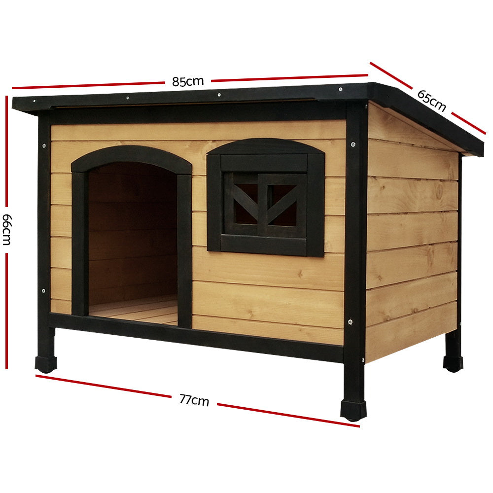 i.Pet Dog Kennel Kennels Outdoor Wooden Pet House Cabin Puppy Large L Outside-Pet Care > Dog Supplies-PEROZ Accessories