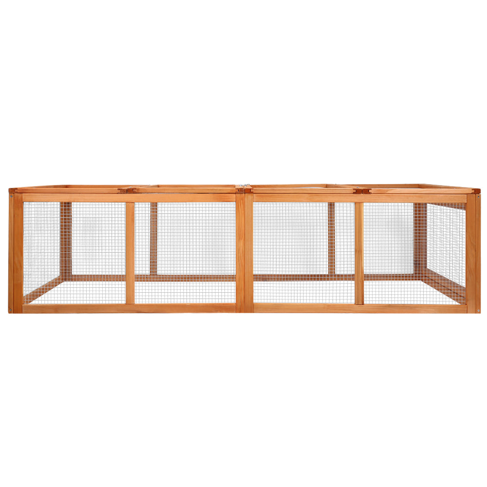 i.Pet Chicken Coop Rabbit Hutch 180cm Extra Large Wooden Chicken House Run XL Hen Cage-Pet Care > Coops & Hutches-PEROZ Accessories