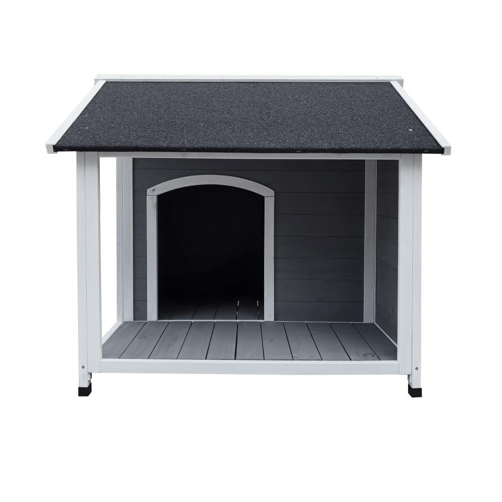 Alopet Dog Kennel Kennels House Outdoor Pet Wooden Large Cage Cabin Box Awning-Wooden Kennel-PEROZ Accessories