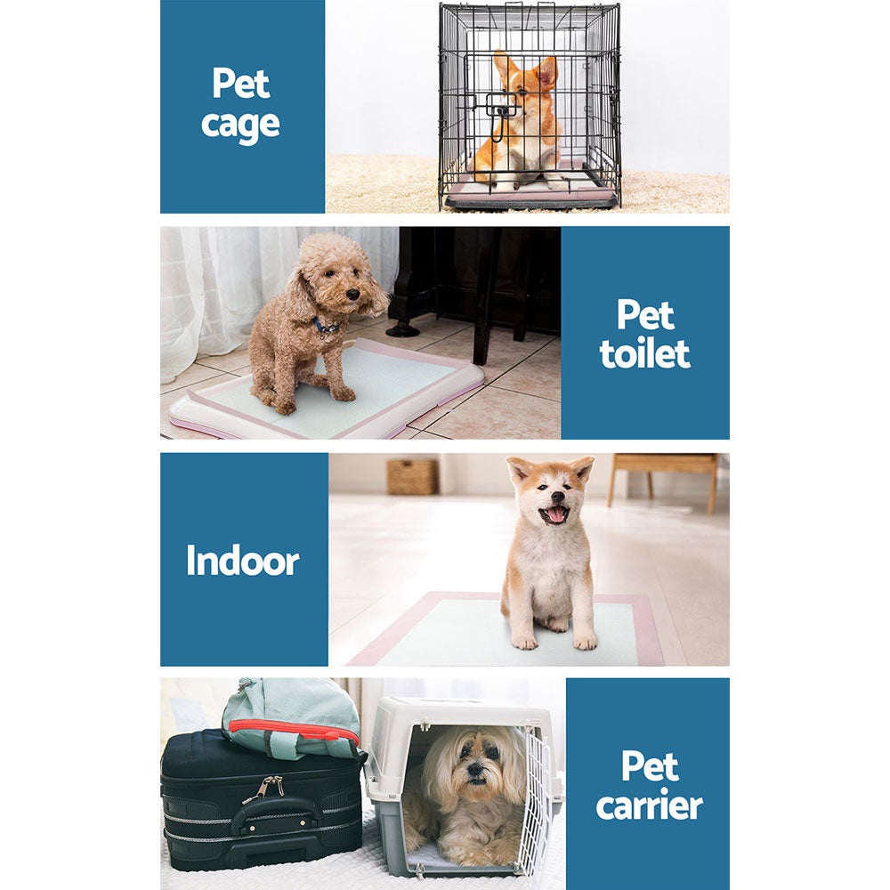 i.Pet Pet Training Pads 200 Puppy Dog Cat Toilet Indoor 60x60cm Super Absorbent-Pet Care > Dog Supplies-PEROZ Accessories