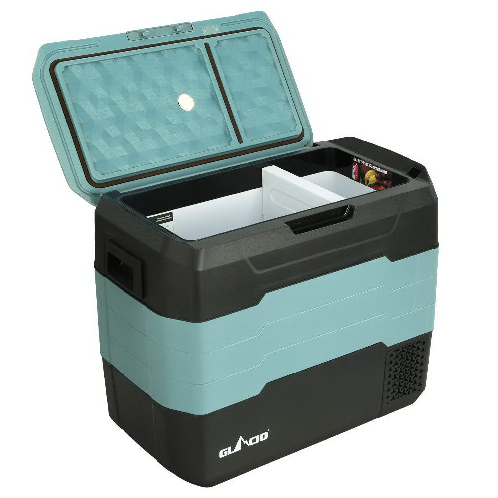 Glacio 50L Portable Fridge Freezer Fridges Cooler Camping 12V/24V/240V Caravan-Appliances > Fridges-PEROZ Accessories