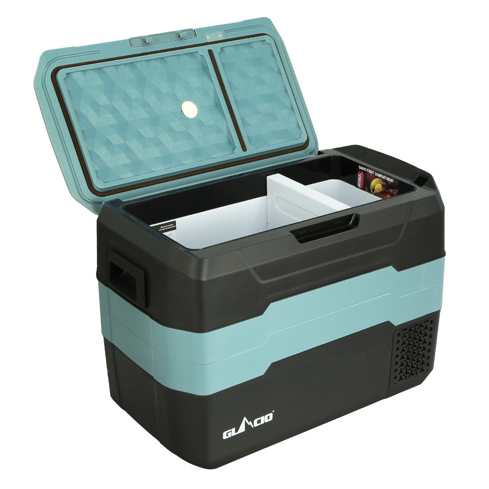 Glacio 40L Portable Fridge Freezer Fridges Cooler Camping 12V/24V/240V Caravan-Appliances > Fridges-PEROZ Accessories