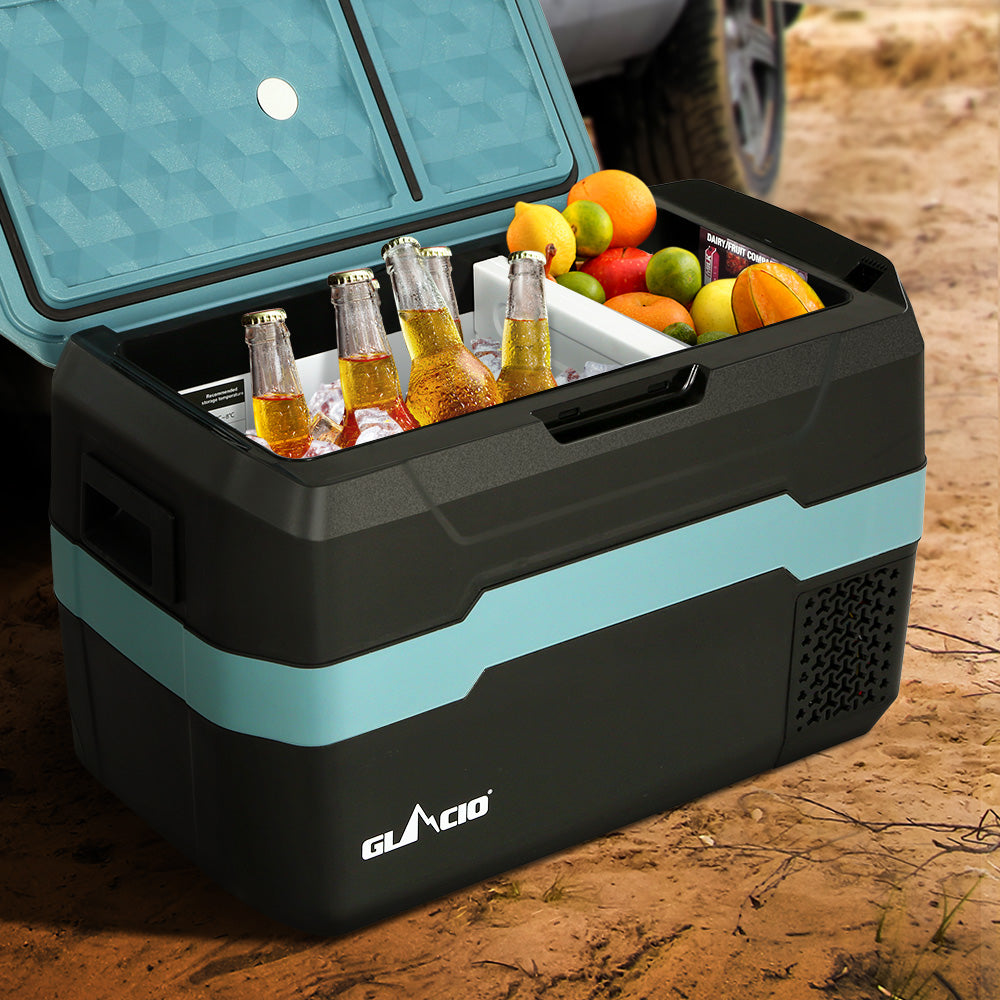 Glacio 35L Portable Fridge Freezer Fridges Cooler Camping 12V/24V/240V Caravan-Appliances > Fridges-PEROZ Accessories