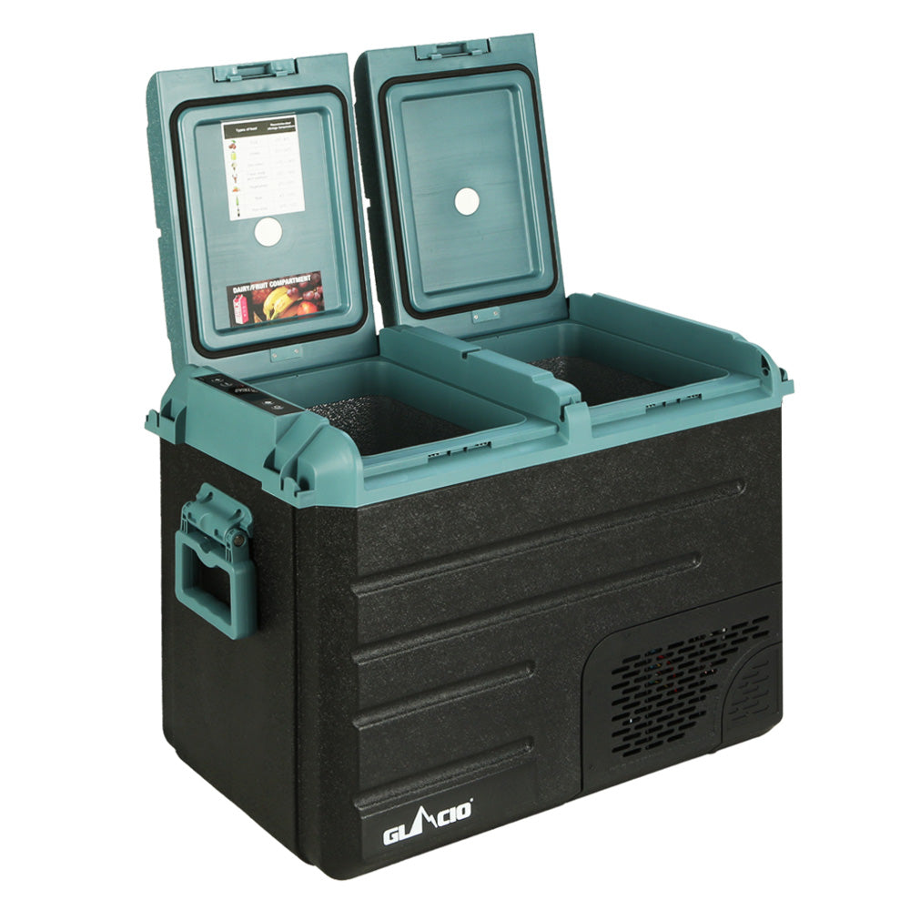 Glacio 50L Portable Fridge Freezer Fridges Cooler Camping 12V/24V/240V Caravan-Appliances > Fridges-PEROZ Accessories