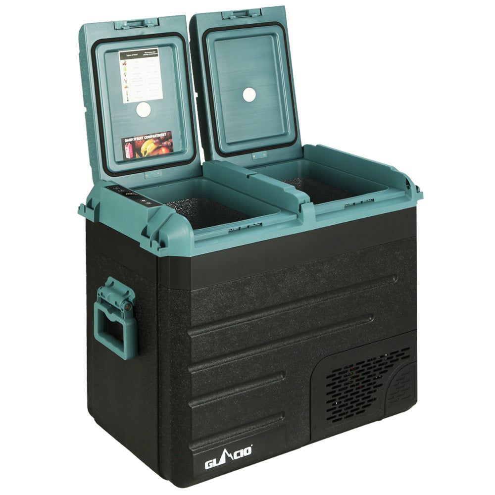 Glacio 60L Portable Fridge Freezer Fridges Cooler Camping 12V/24V/240V Caravan-Appliances > Fridges-PEROZ Accessories