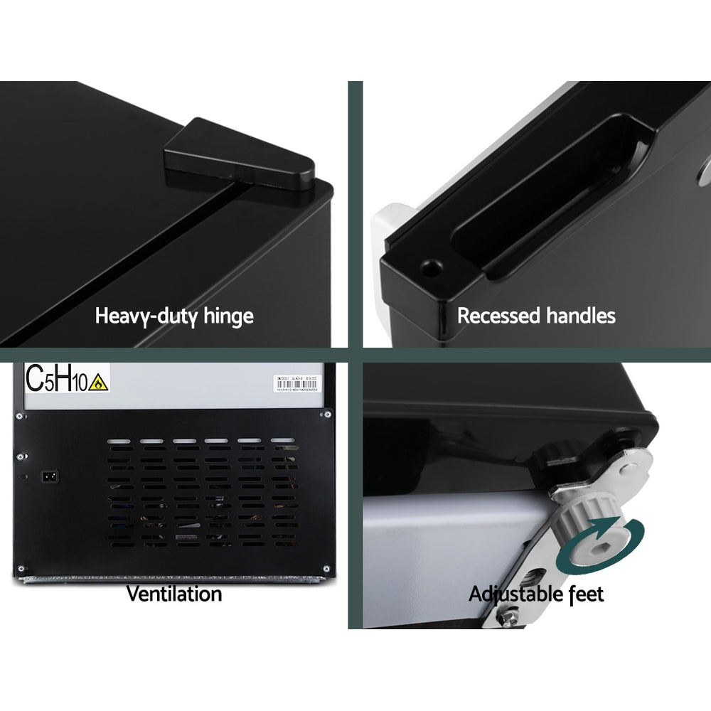 Glacio 90L Portable Fridge Bar Freezer Cooler Upright 12V/24V/240V Caravan Car-Outdoor > Camping-PEROZ Accessories