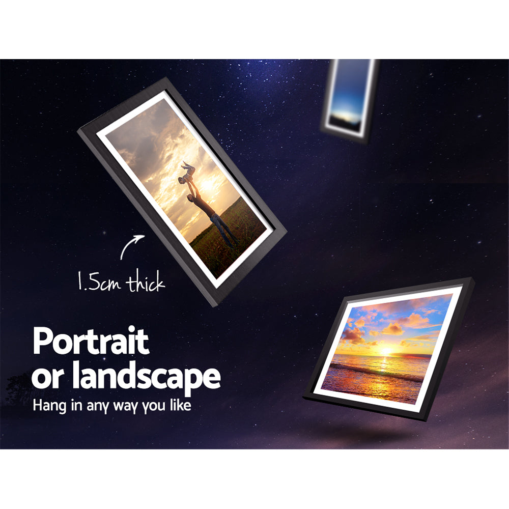 Artiss Photo Frames 11PCS 5x7in 6x8in 8x10in Hanging Wall Frame Black-Home & Garden > DIY - Peroz Australia - Image - 3