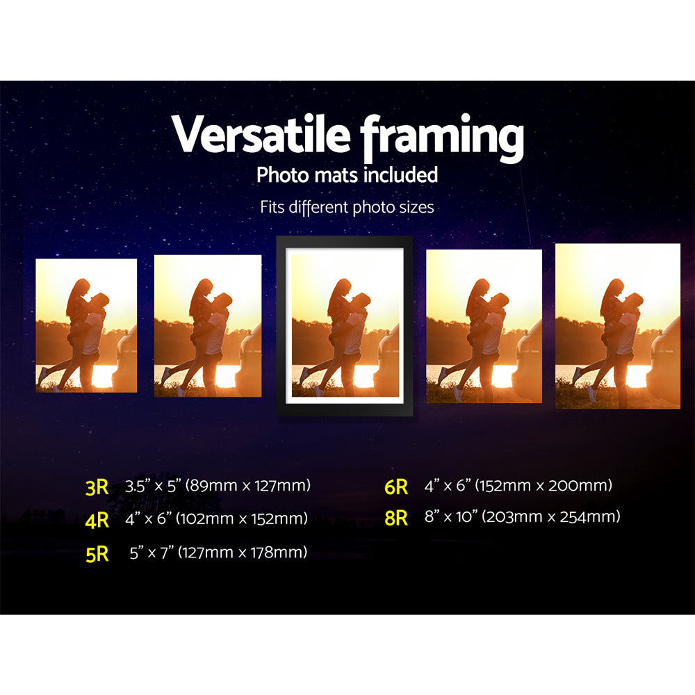 Artiss Photo Frames 11PCS 5x7in 6x8in 8x10in Hanging Wall Frame Black-Home & Garden > DIY - Peroz Australia - Image - 5