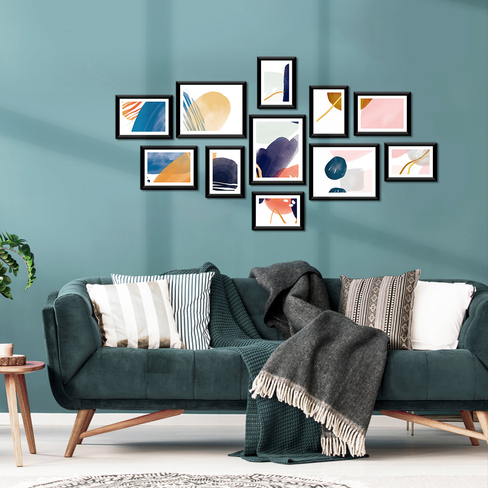 Artiss Photo Frames 11PCS 5x7in 6x8in 8x10in Hanging Wall Frame Black-Home & Garden > DIY - Peroz Australia - Image - 7