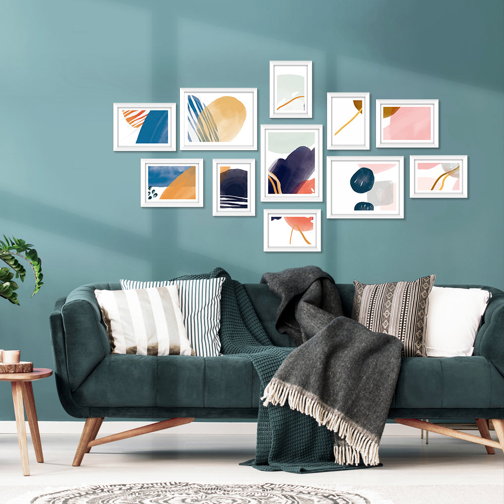 Artiss Photo Frames11PCS 5x7in 6x8in 8x10in Hanging Wall Frame White-Home & Garden > DIY - Peroz Australia - Image - 7