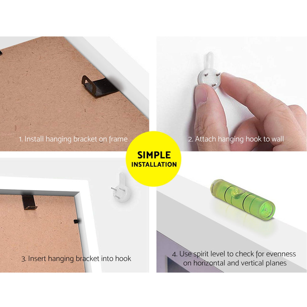 Artiss Photo Frames 26PCS 8x10in 5x7in 4x6in 3.5x5in Hanging Wall Frame White-Home & Garden > DIY - Peroz Australia - Image - 7