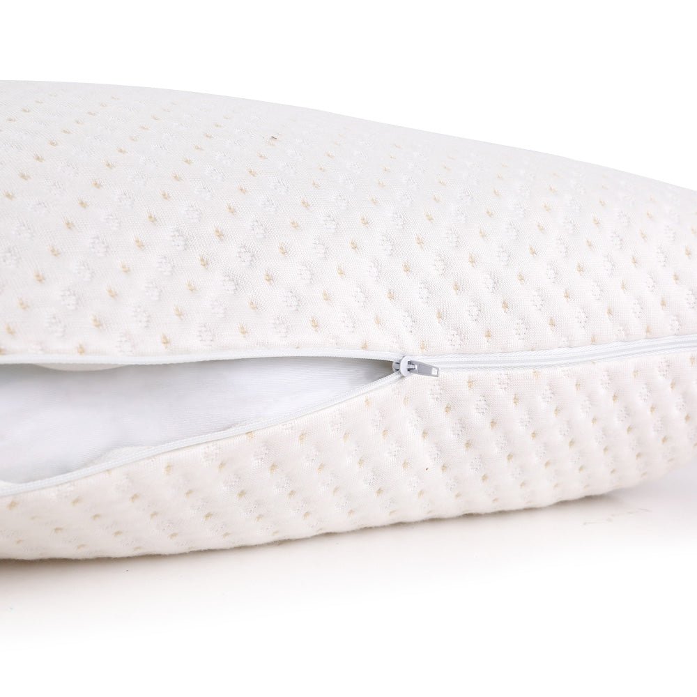 Giselle Bedding Set of 2 Single Bamboo Memory Foam Pillow-Pillows-PEROZ Accessories
