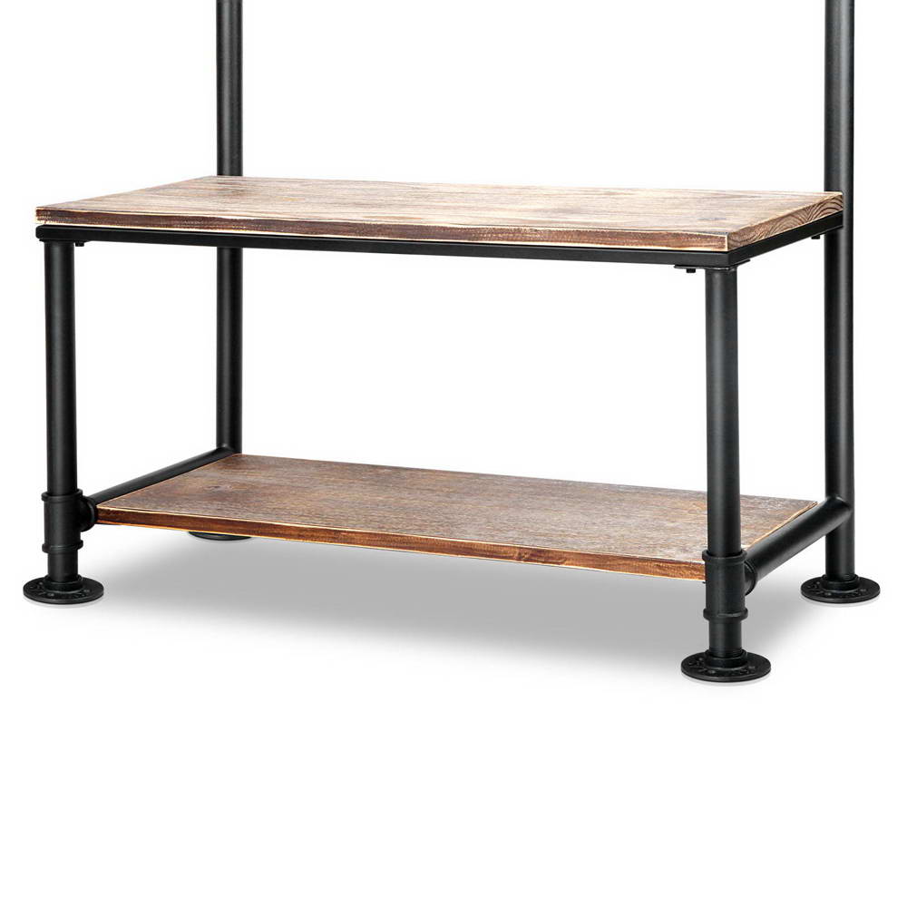 Artiss Clothes Rack Shoe Rack Vintage Coat Stand Hallway Shelf-Furniture > Living Room - Peroz Australia - Image - 5
