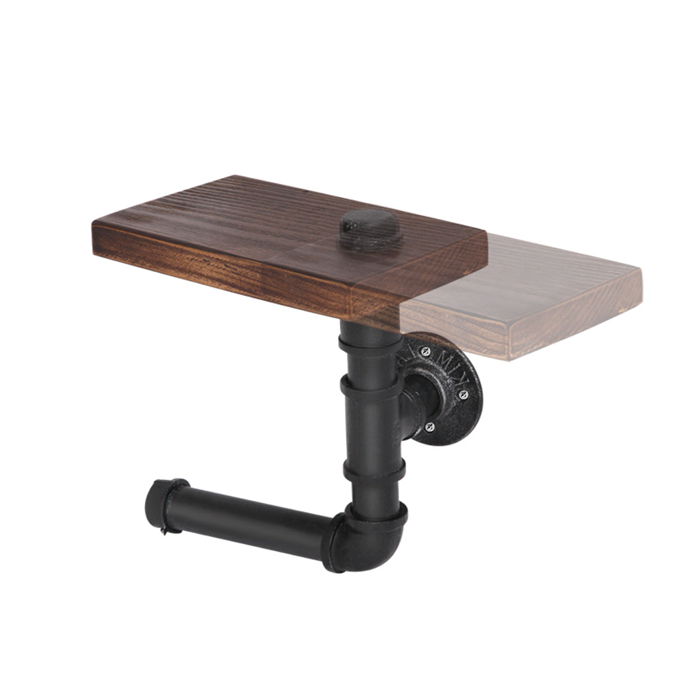 Artiss 1X Wall Shelves Paper Holder Industrial Pipe Shelf DIY Vintage Brackets-Home & Garden > DIY - Peroz Australia - Image - 4