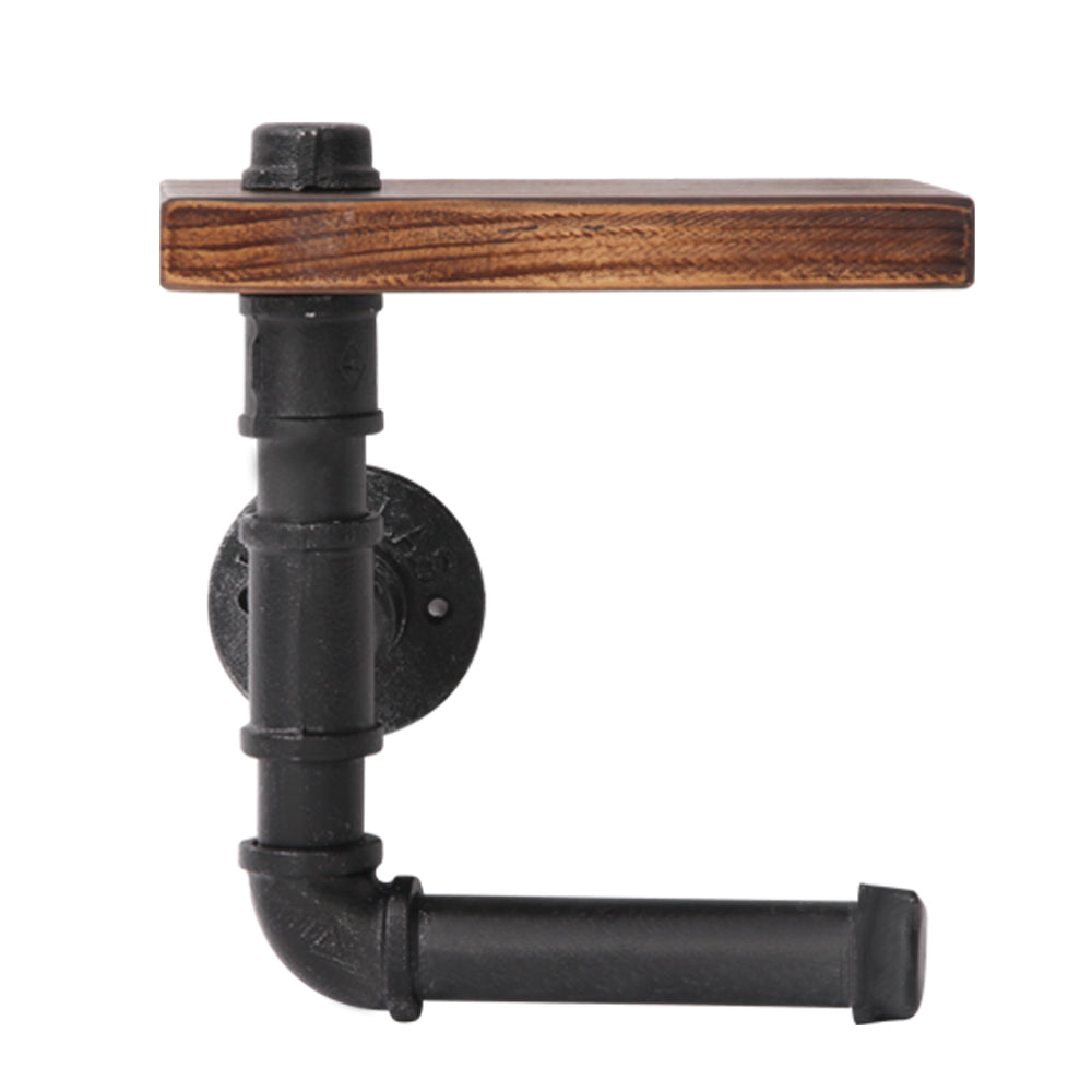 Artiss 1X Wall Shelves Paper Holder Industrial Pipe Shelf DIY Vintage Brackets-Home & Garden > DIY - Peroz Australia - Image - 5