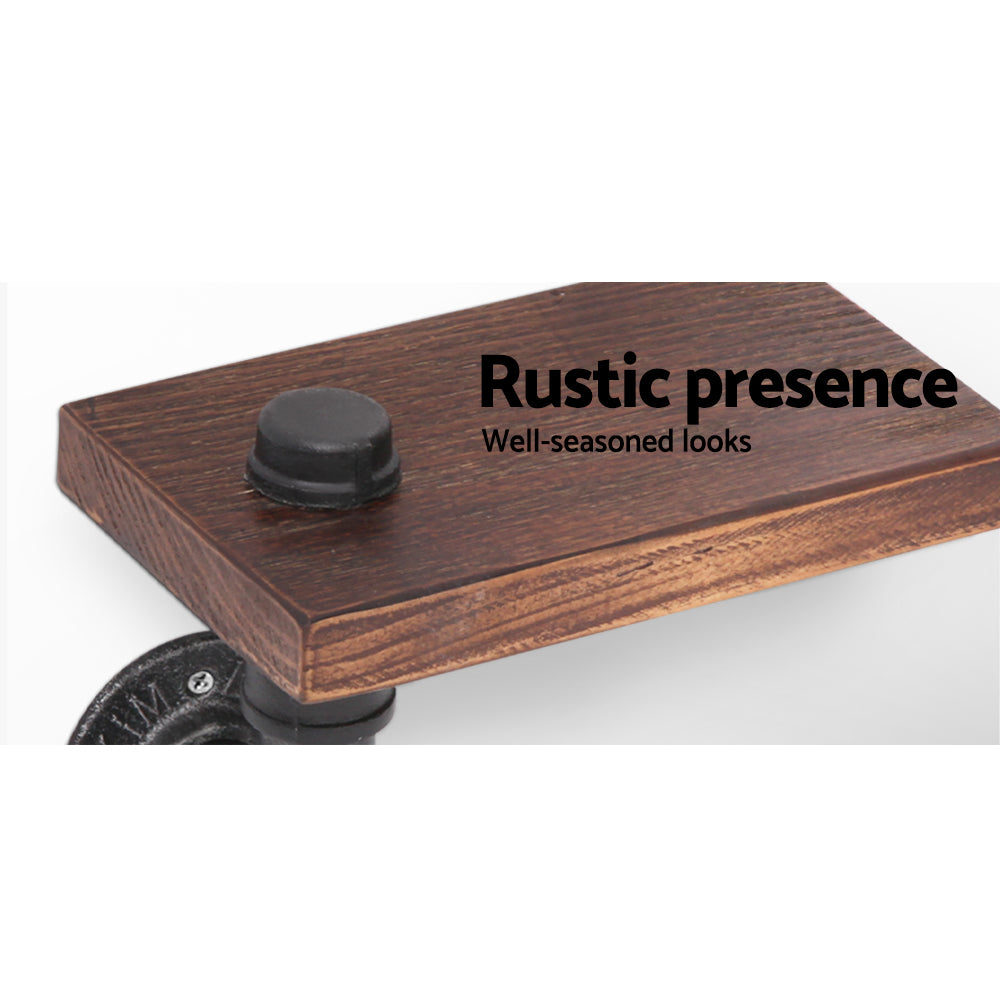 Artiss 1X Wall Shelves Paper Holder Industrial Pipe Shelf DIY Vintage Brackets-Home & Garden > DIY - Peroz Australia - Image - 7