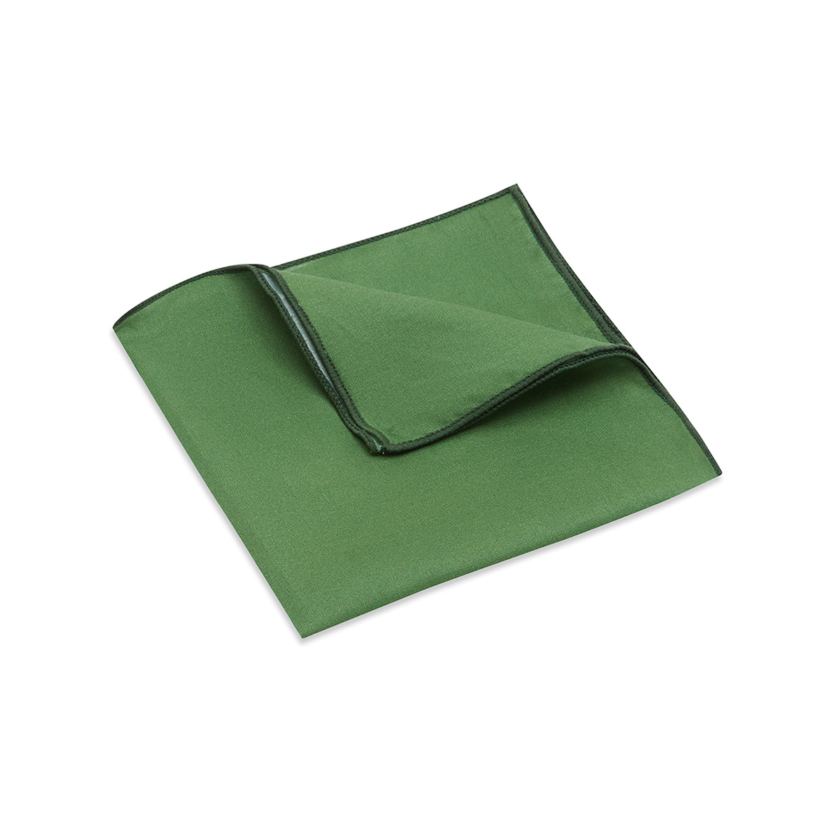 POCKET SQUARE. Plain. Sage-Pocket Squares-PEROZ Accessories