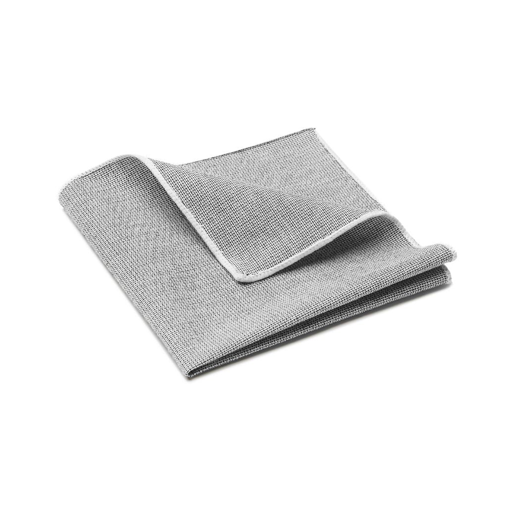 POCKET SQUARE. Tweed Print. Grey-Pocket Squares-PEROZ Accessories
