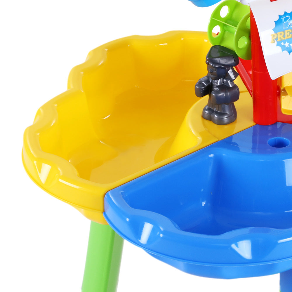 Keezi Kids Beach Sand and Water Sandpit Outdoor Table Childrens Bath Toys-Baby & Kids > Toys-PEROZ Accessories