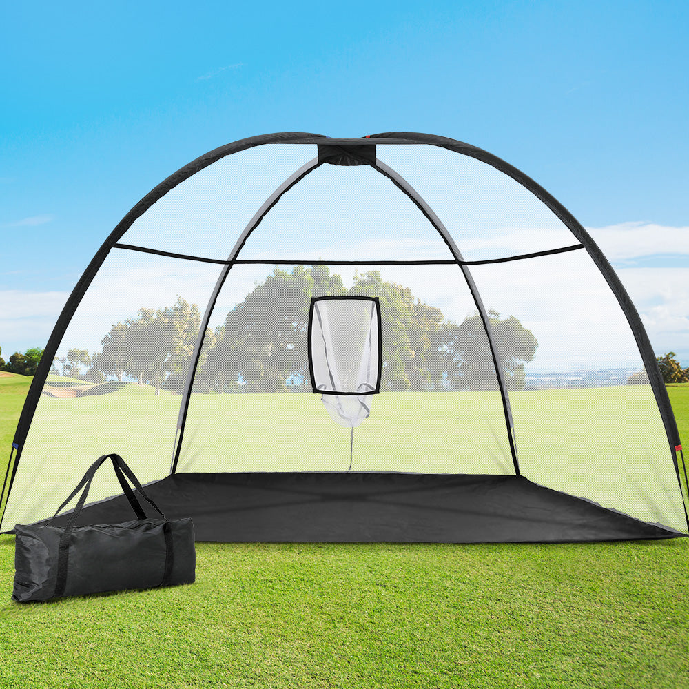 Everfit 3.5M Golf Practice Net Portable Training Aid Driving Target Mat Soccer-Sports & Fitness > Golf-PEROZ Accessories