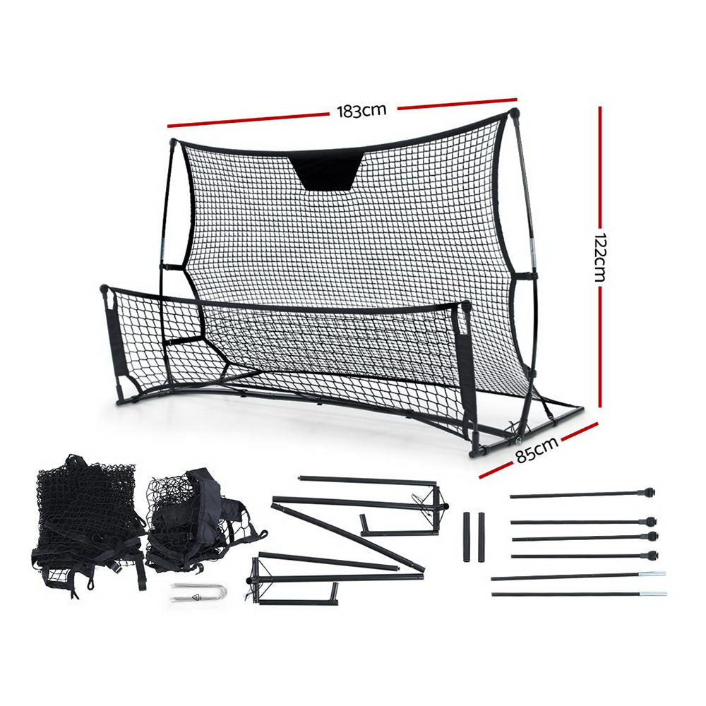 Everfit Portable Soccer Rebounder Net Volley Training Football Goal Pass Trainer-Sports & Fitness > Fitness Accessories-PEROZ Accessories