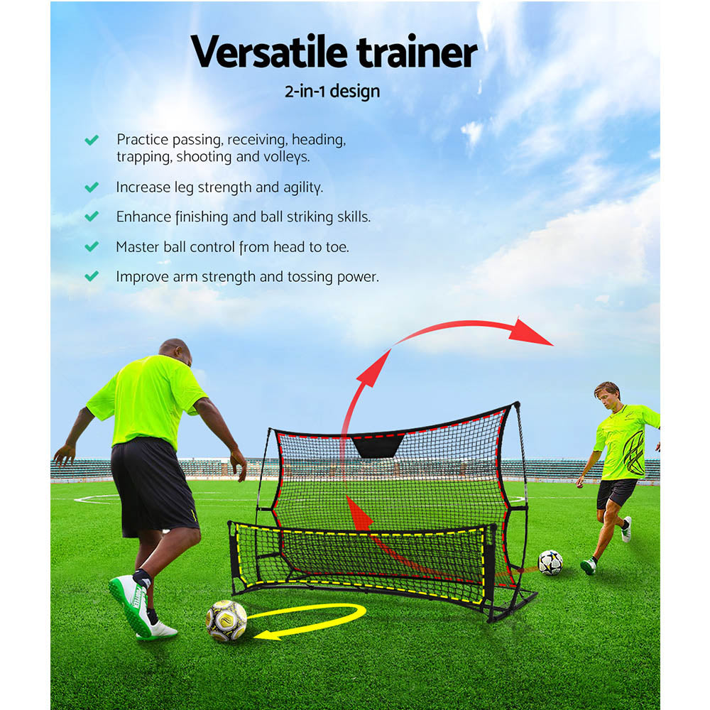 Everfit Portable Soccer Rebounder Net Volley Training Football Goal Pass Trainer-Sports & Fitness > Fitness Accessories-PEROZ Accessories