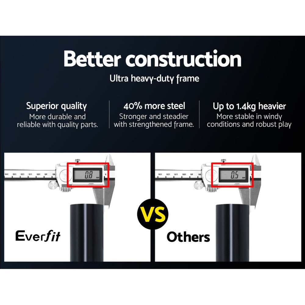 Everfit Portable Soccer Rebounder Net Volley Training Football Goal Trainer XL-Sports & Fitness > Fitness Accessories-PEROZ Accessories