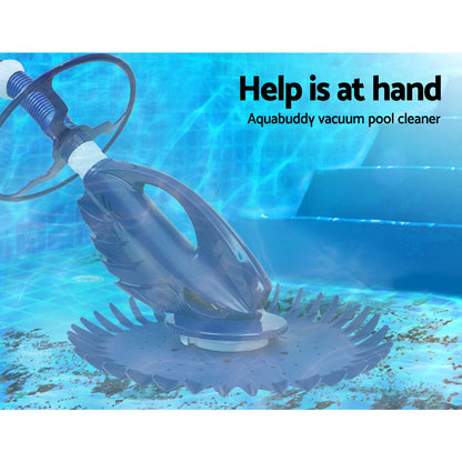 Aquabuddy Pool Cleaner Automatic Swimming Floor Climb Wall Vacuum 10M Hose-Pool Cleaners-PEROZ Accessories