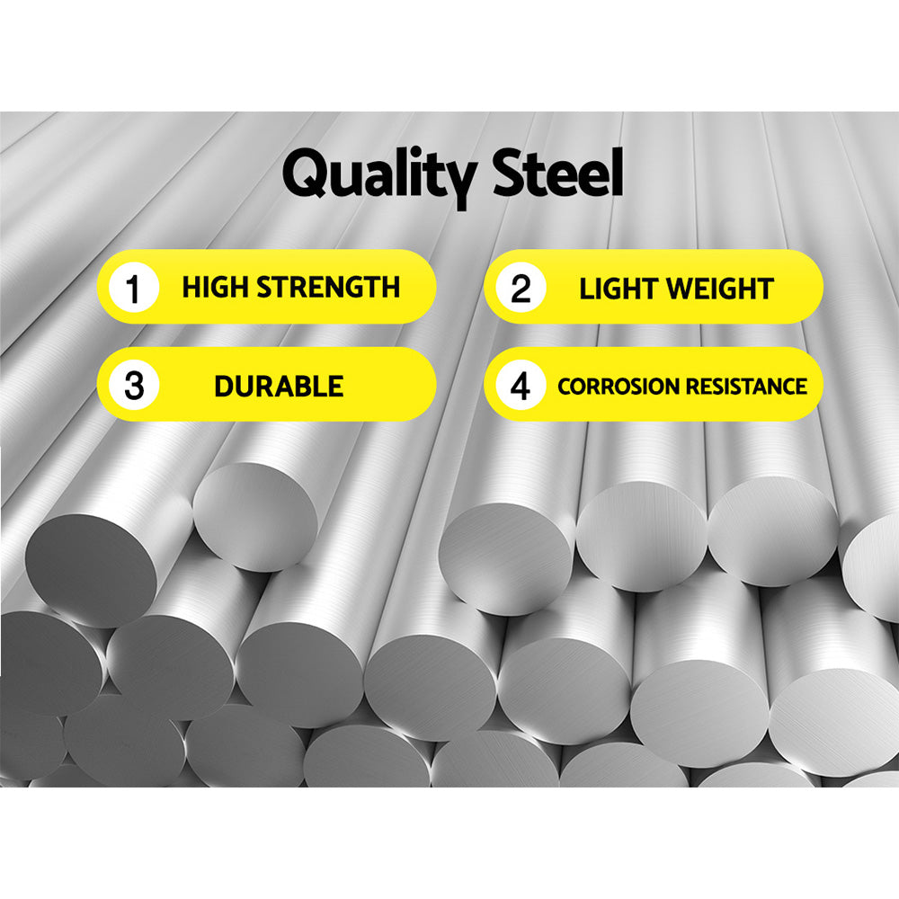 Giantz Power Garden Spiral Auger Hole Digger Earth Drill Bit Φ75x300 & 600mm-Tools > Power Tools-PEROZ Accessories
