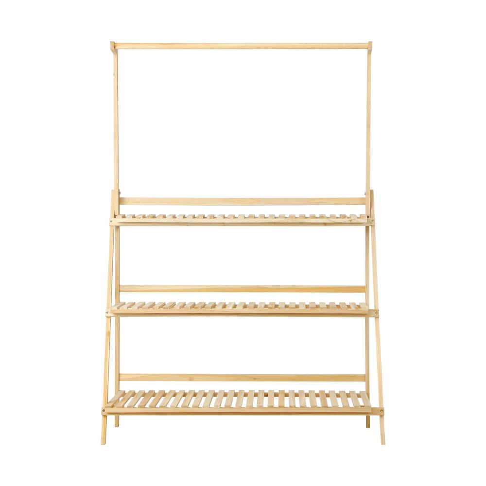 Livsip Plant Stand Outdoor Indoor Wooden Flower Pots Rack Corner Planter Shelf-Plant Stand-PEROZ Accessories