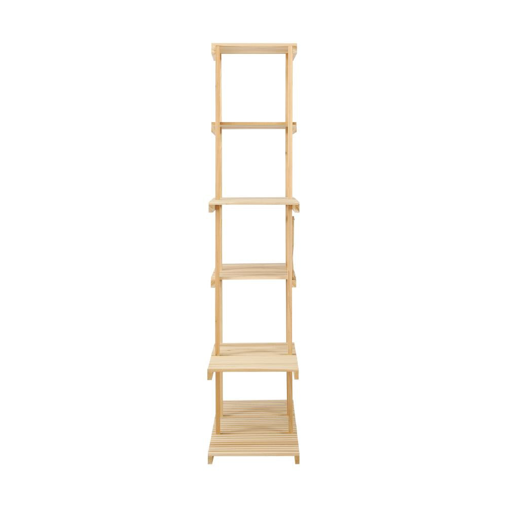 Livsip Bamboo Wood Plant Stand Flower Plants 6 Tiers Corner Display Shelves DIY-Plant Stand-PEROZ Accessories