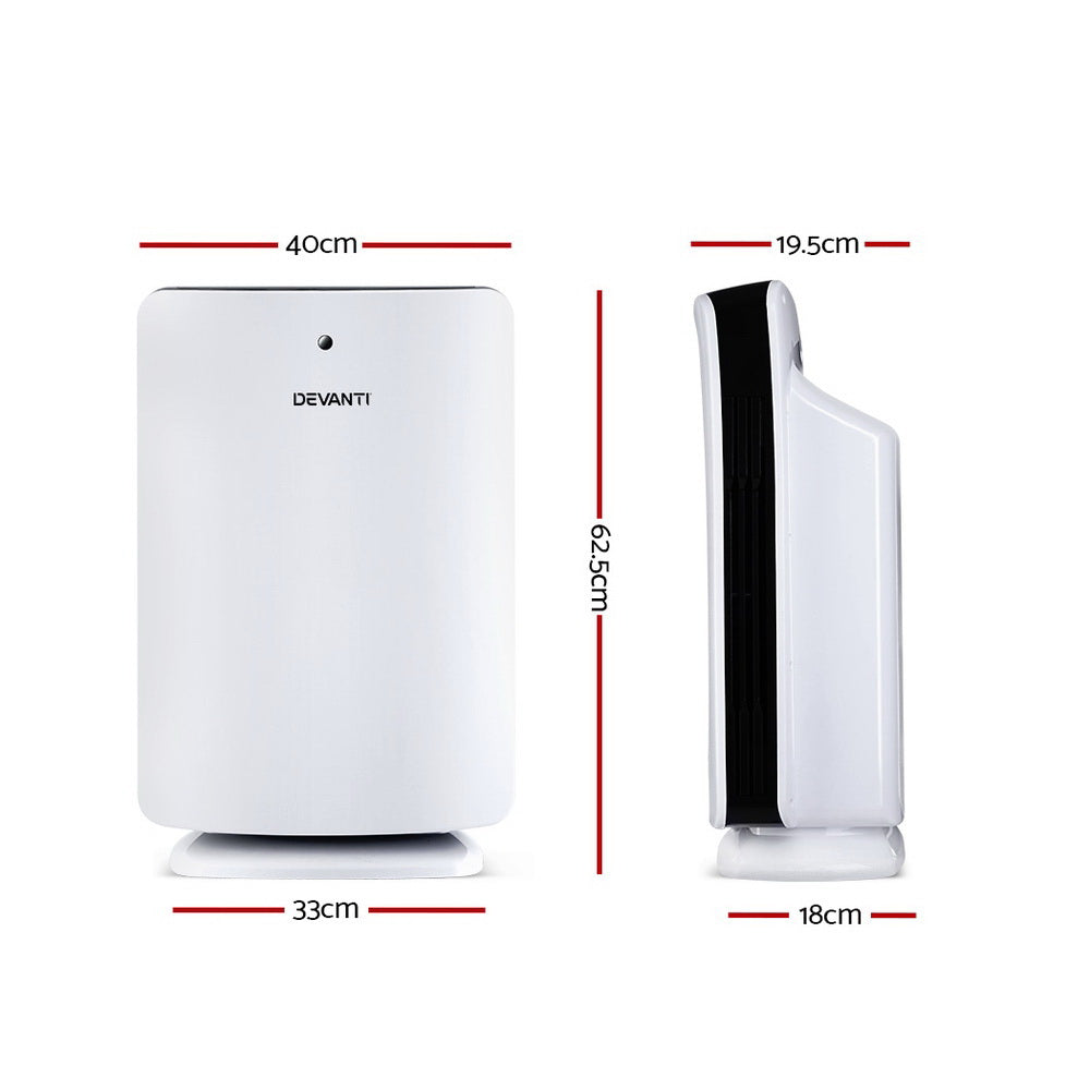 Devanti Air Purifier 3 Stage HEPA Filter-Appliances &gt; Appliances Others-PEROZ Accessories