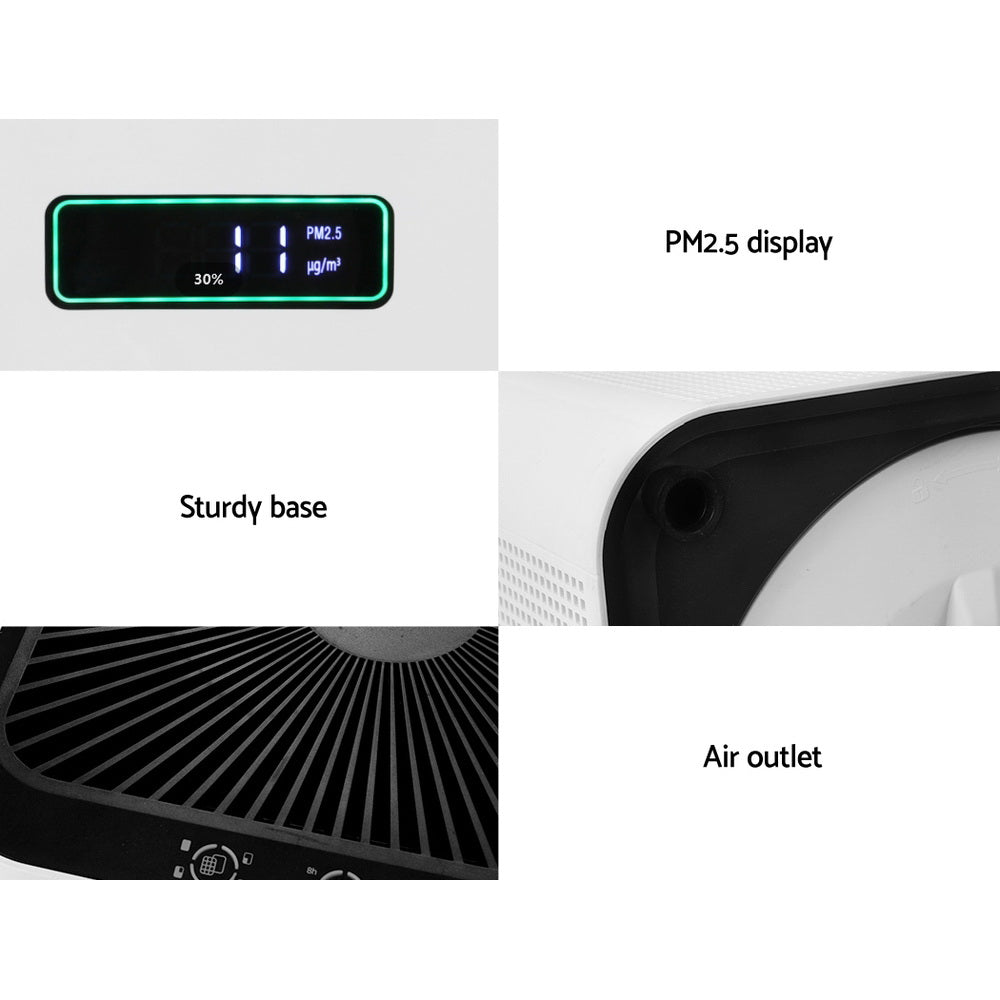 Devanti Air Purifier Home Purifiers HEPA Filter-Appliances > Aroma Diffusers & Humidifiers-PEROZ Accessories