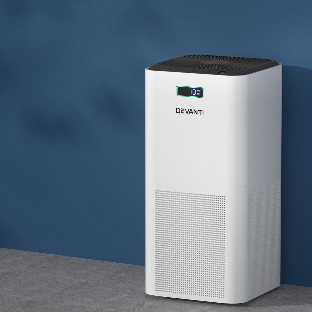Devanti Air Purifier Home Purifiers HEPA Filter-Appliances > Aroma Diffusers & Humidifiers-PEROZ Accessories