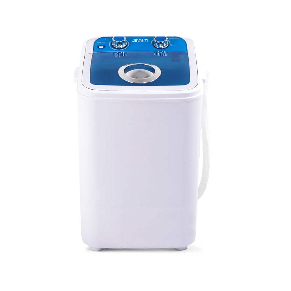 Devanti 4.6KG Mini Portable Washing Machine-Home & Garden > Garden Tools-PEROZ Accessories