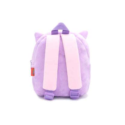Anykidz 3D Purple Unicorn Kids School Backpack Cute Cartoon Animal Style Children Toddler Plush Bag Perfect Accessories For Boys and Girls-Backpacks-PEROZ Accessories
